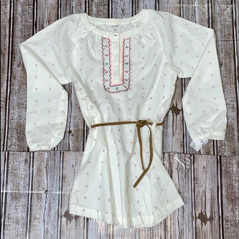 Carter's Girls Shirt (Size 8)